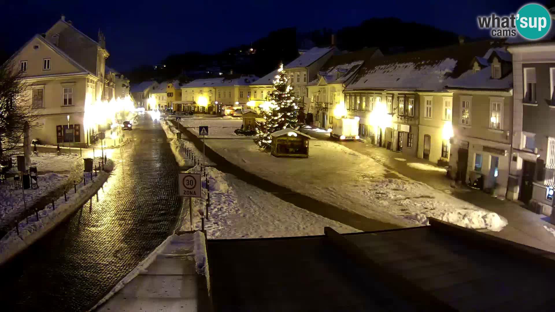 Samobor – Place centrale dédié au roi Tomislav