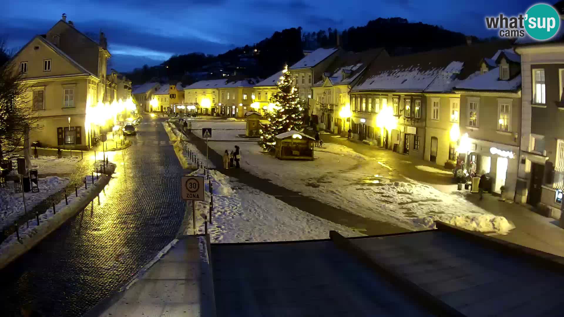 Samobor – Place centrale dédié au roi Tomislav