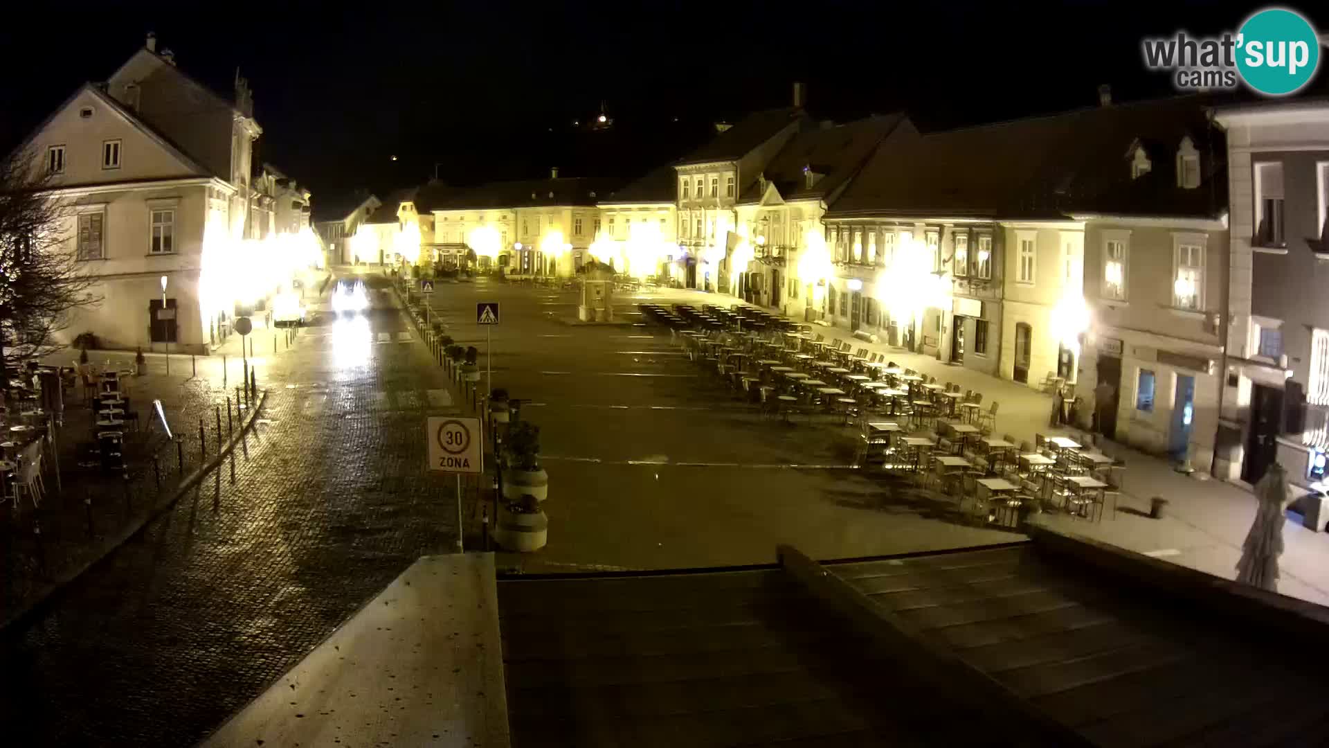 Samobor – Place centrale dédié au roi Tomislav