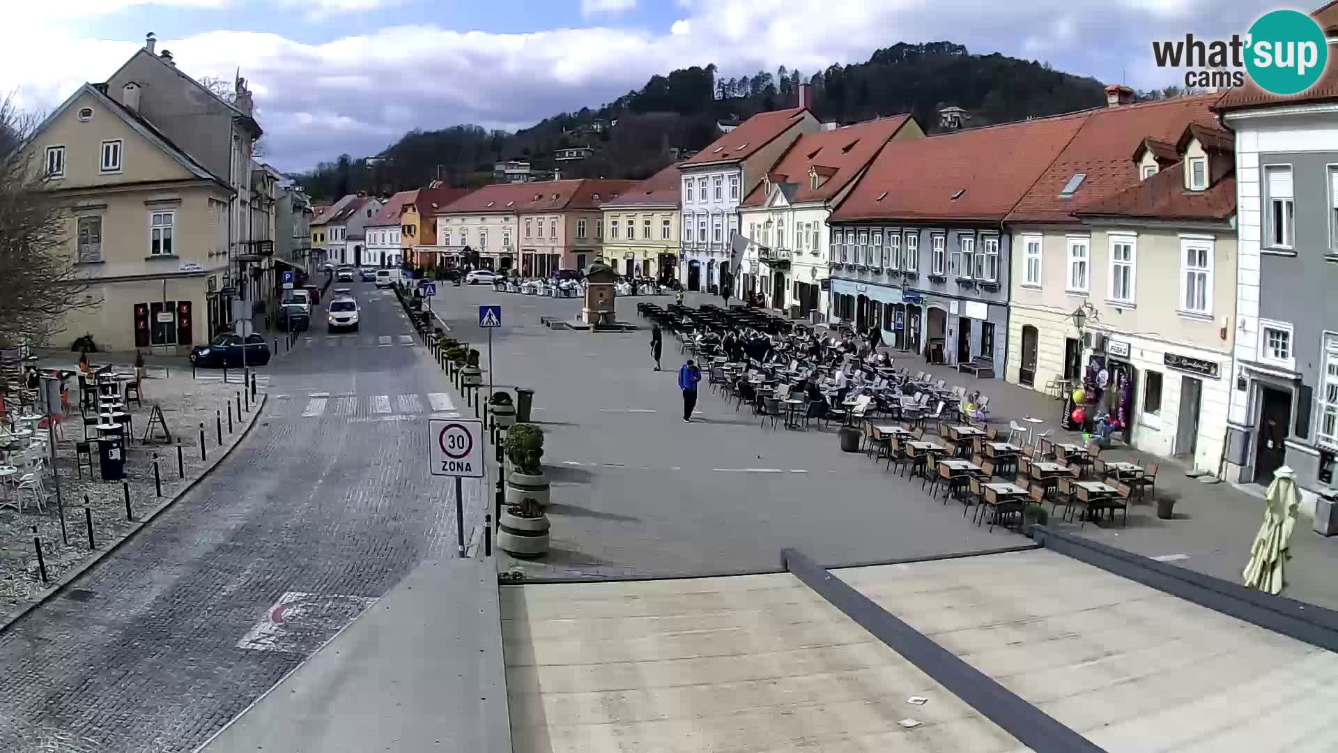 Samobor – Place centrale dédié au roi Tomislav