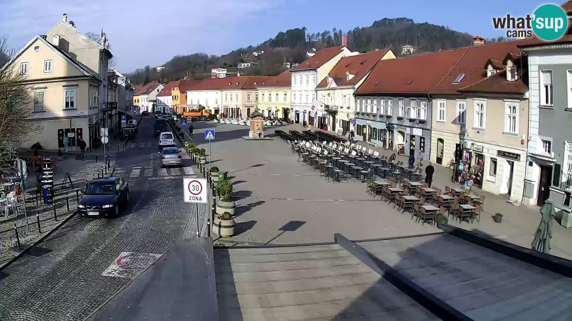Samobor – Place centrale dédié au roi Tomislav