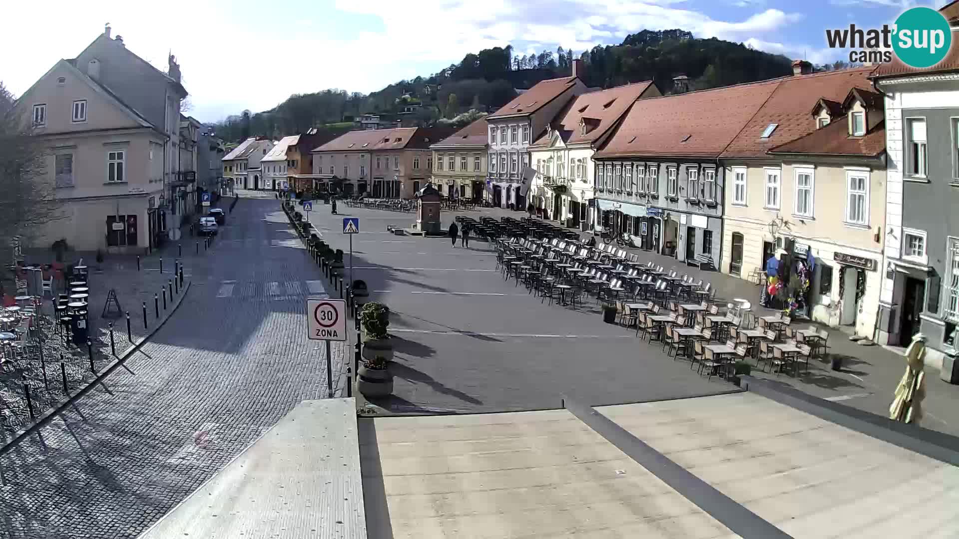 Samobor – Place centrale dédié au roi Tomislav