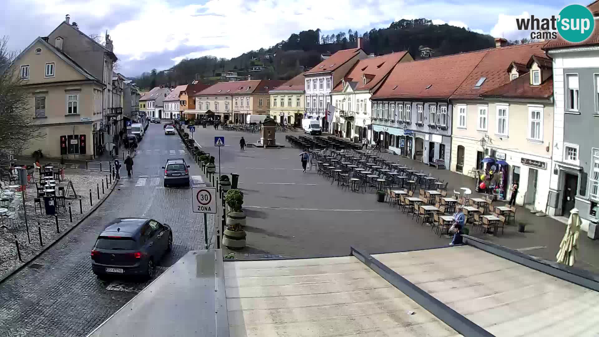 Samobor – Place centrale dédié au roi Tomislav