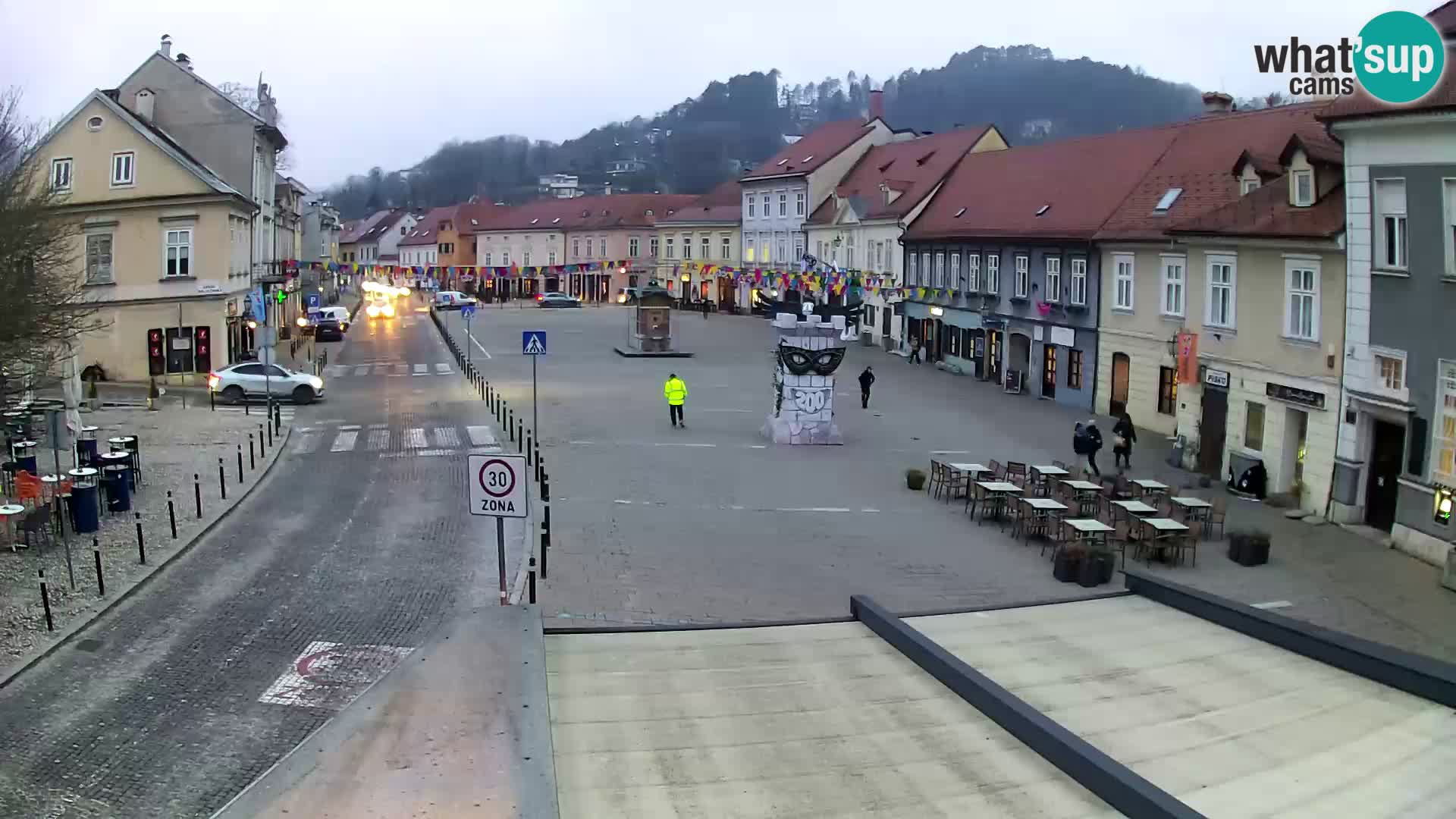 Samobor – Place centrale dédié au roi Tomislav