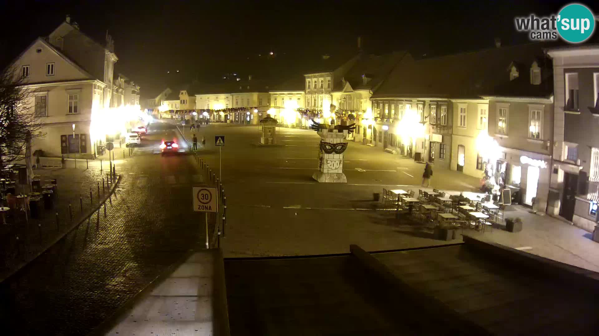 Samobor – Place centrale dédié au roi Tomislav