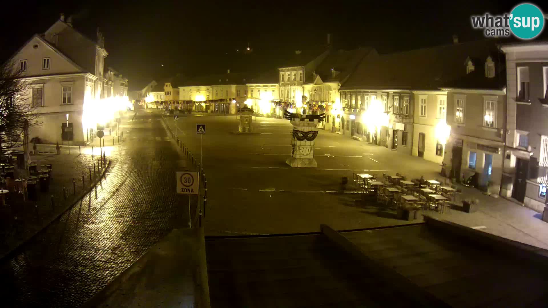 Samobor – Place centrale dédié au roi Tomislav