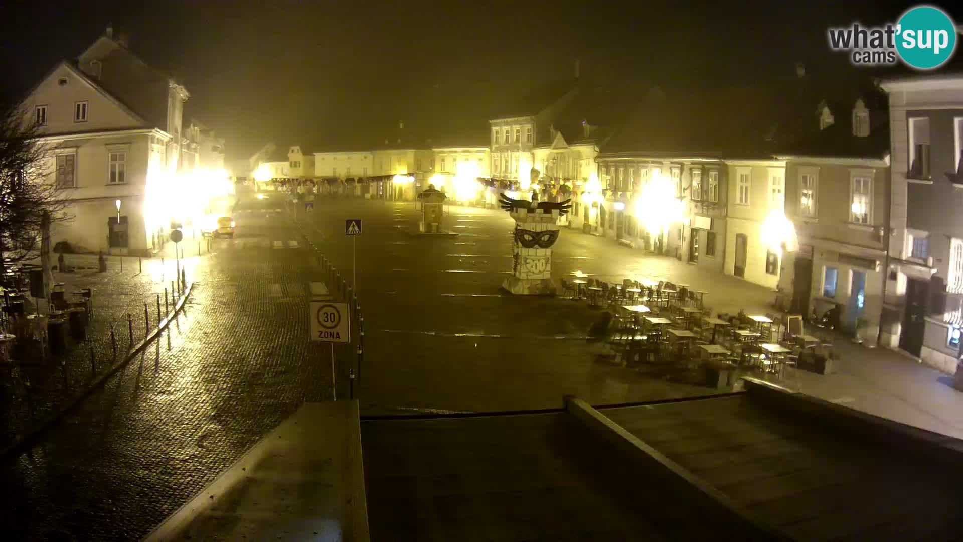 Samobor – Place centrale dédié au roi Tomislav