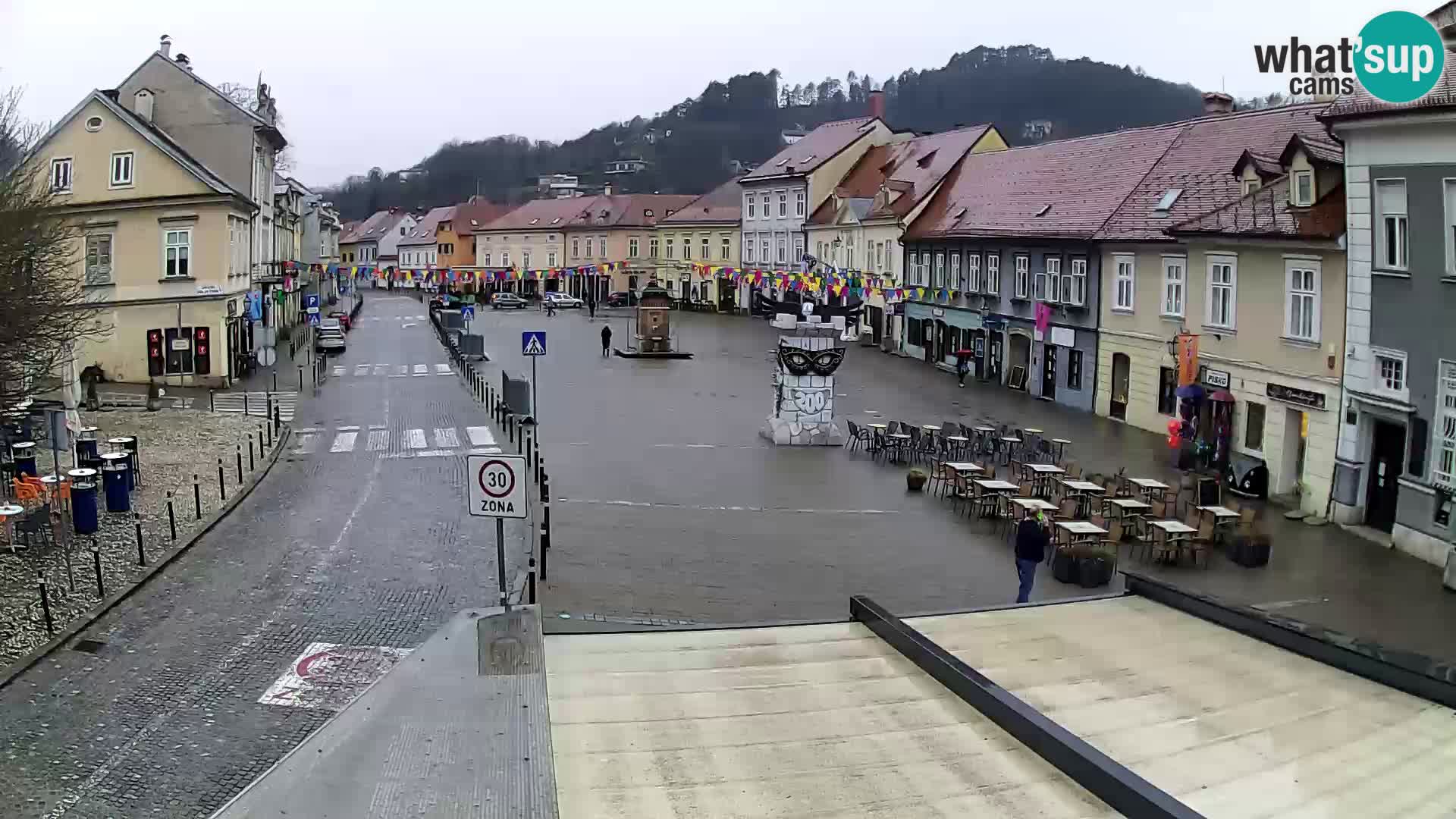 Samobor – Place centrale dédié au roi Tomislav