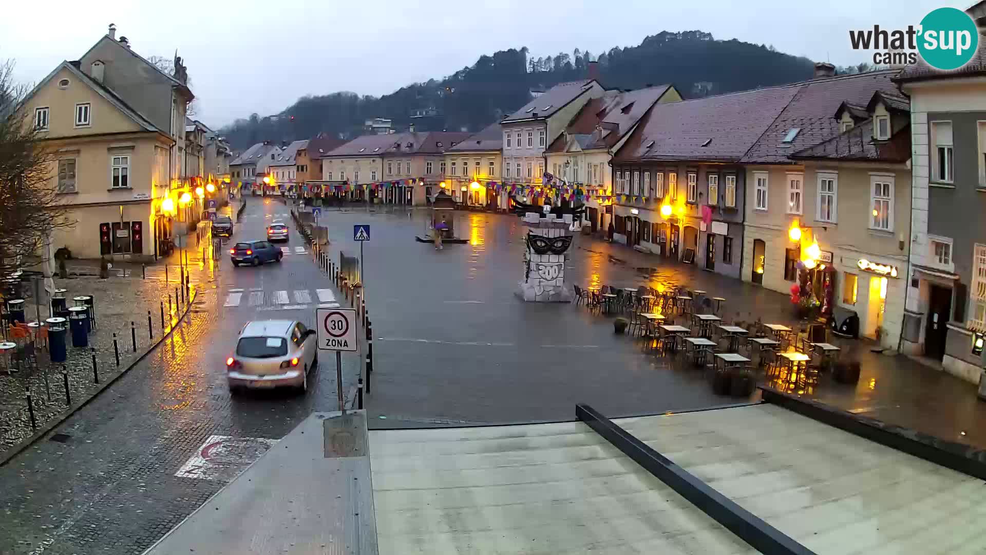 Samobor – Place centrale dédié au roi Tomislav