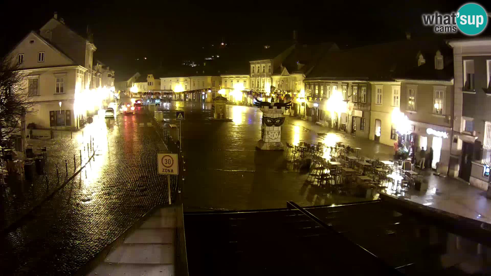 Samobor – Place centrale dédié au roi Tomislav