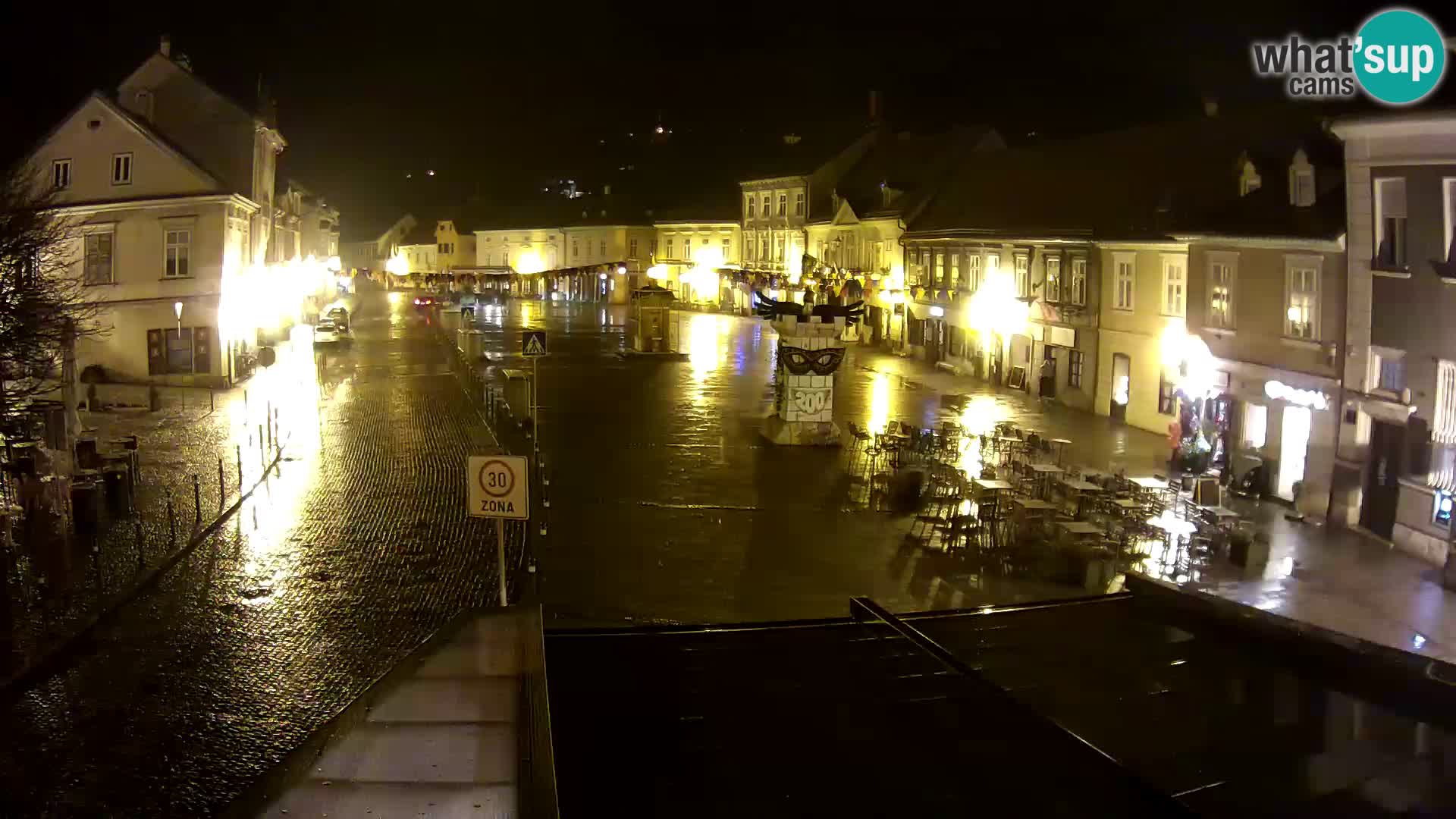 Samobor – Place centrale dédié au roi Tomislav