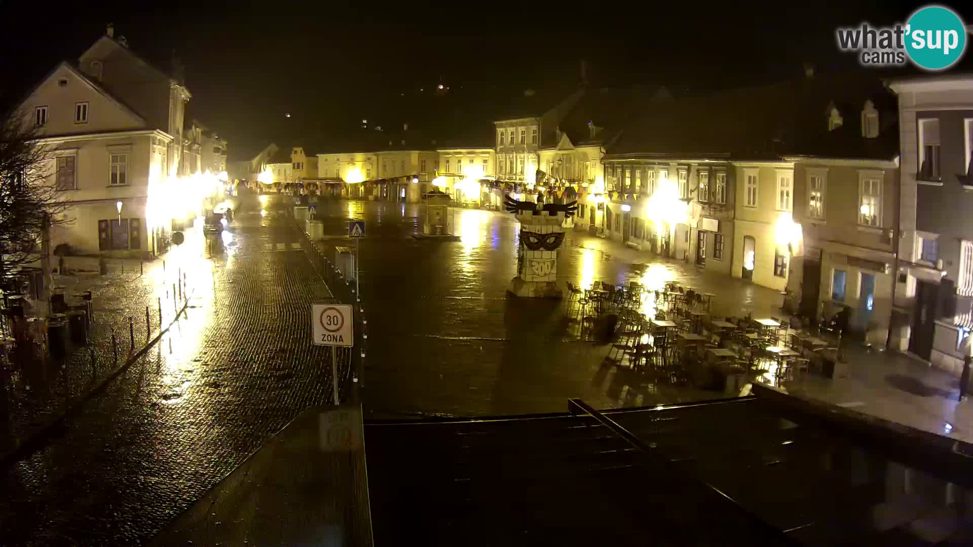 Samobor – Place centrale dédié au roi Tomislav