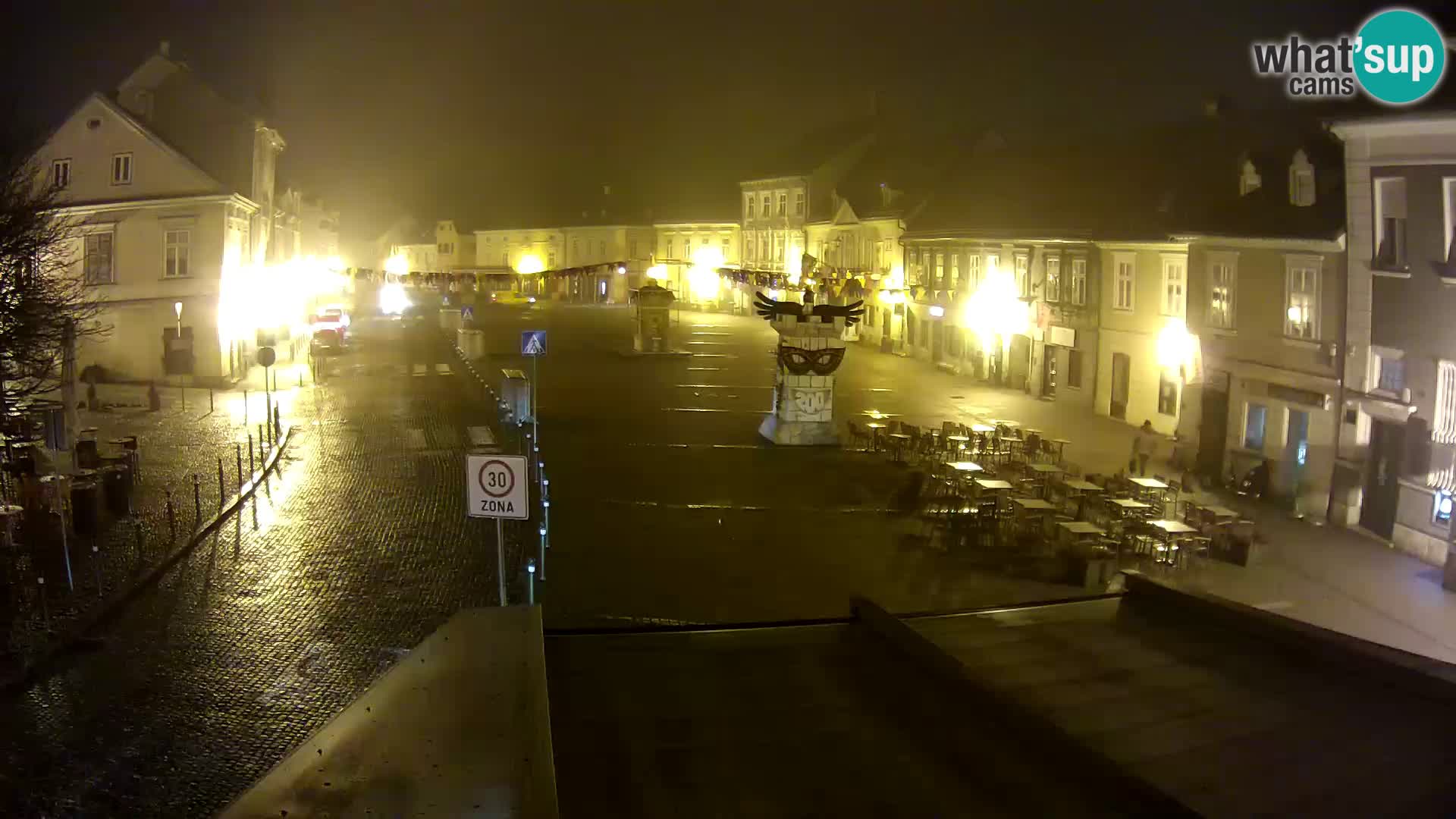 Samobor – Place centrale dédié au roi Tomislav