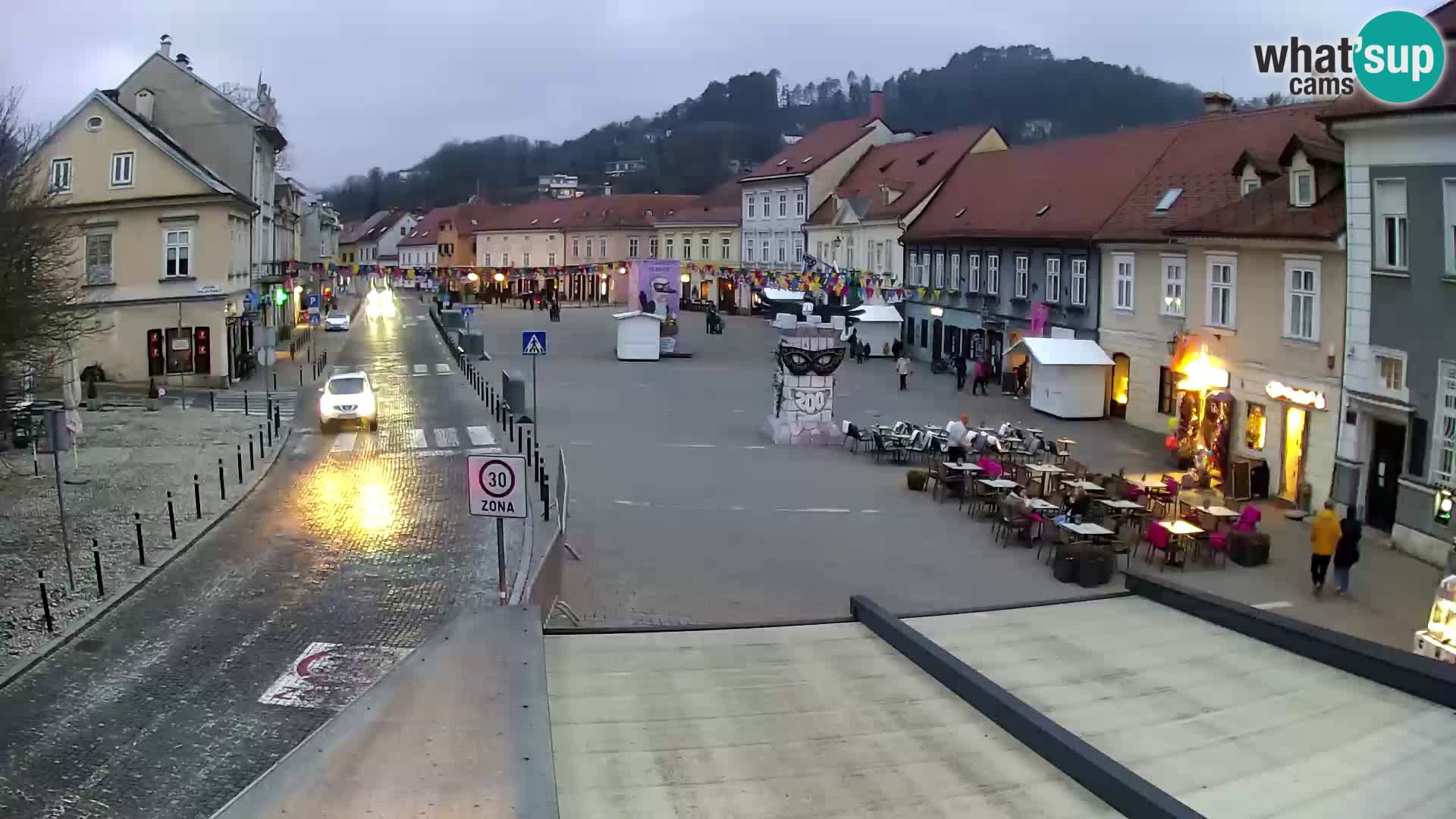 Samobor – Place centrale dédié au roi Tomislav