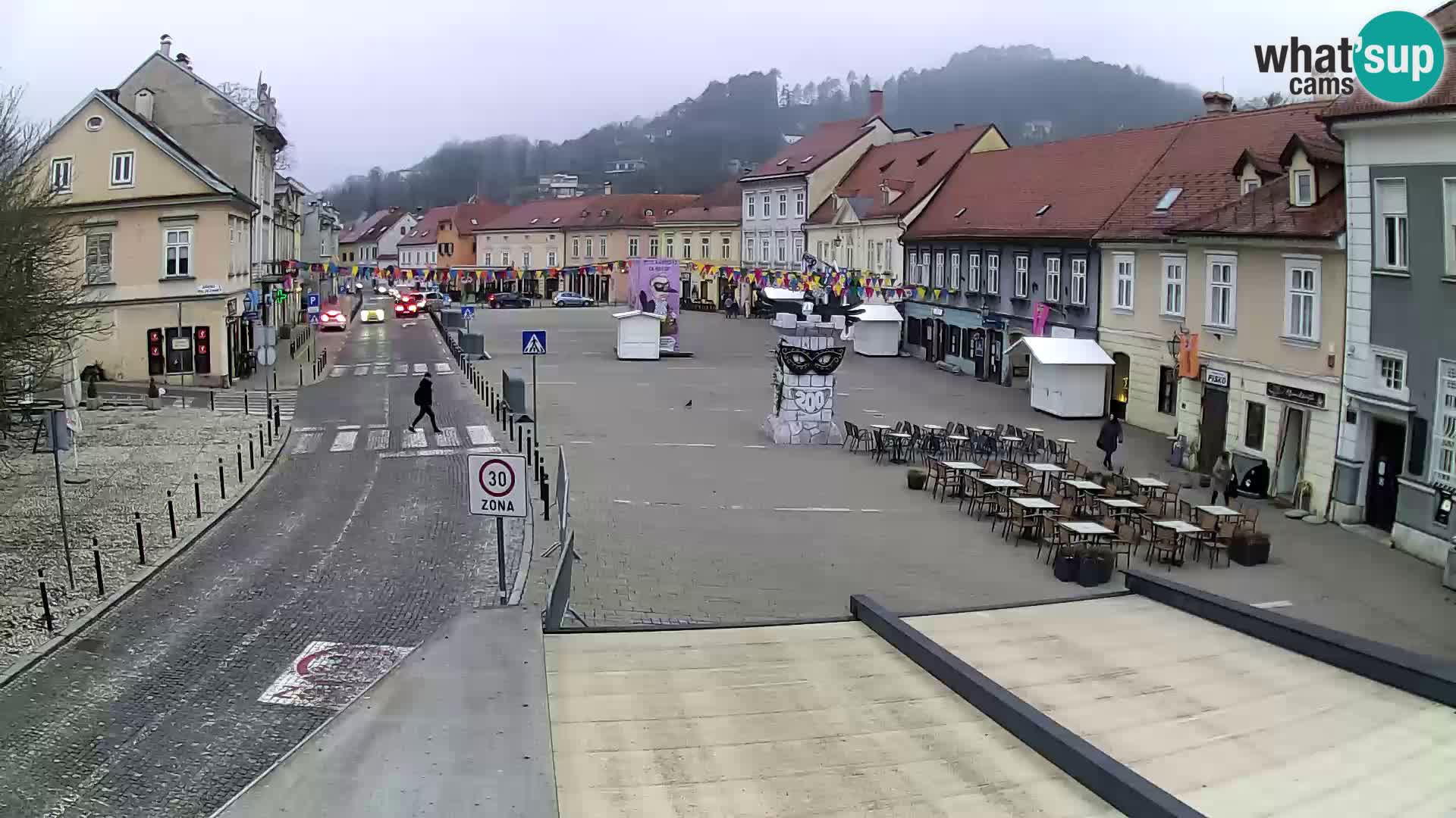 Samobor – Place centrale dédié au roi Tomislav