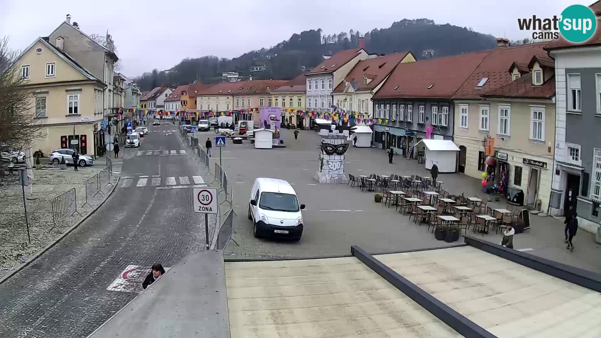 Samobor – Place centrale dédié au roi Tomislav