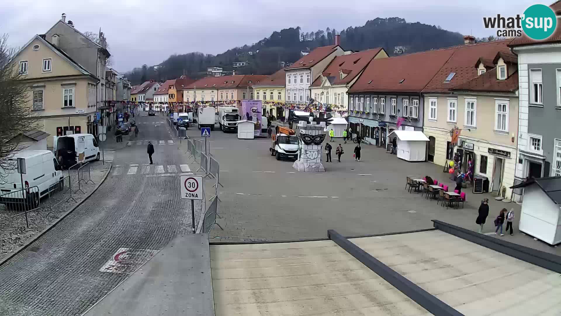 Samobor – Place centrale dédié au roi Tomislav
