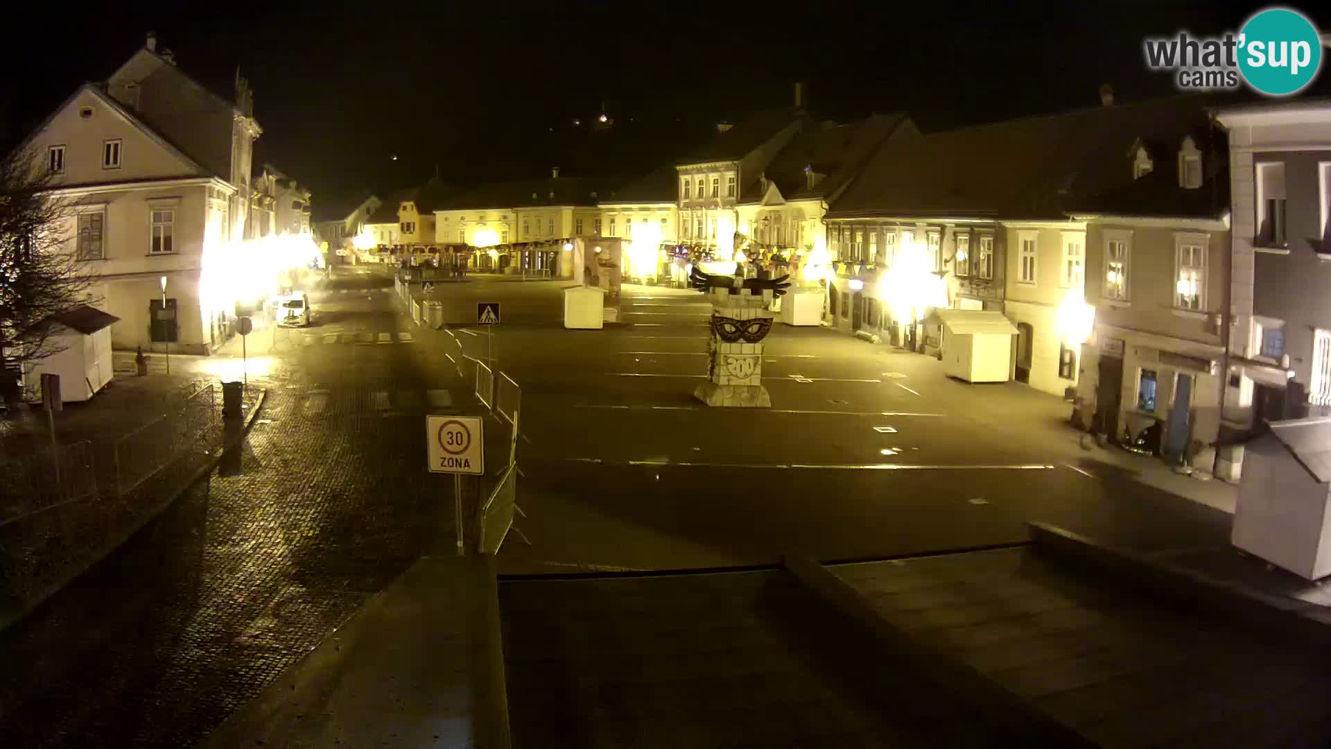 Samobor – Place centrale dédié au roi Tomislav