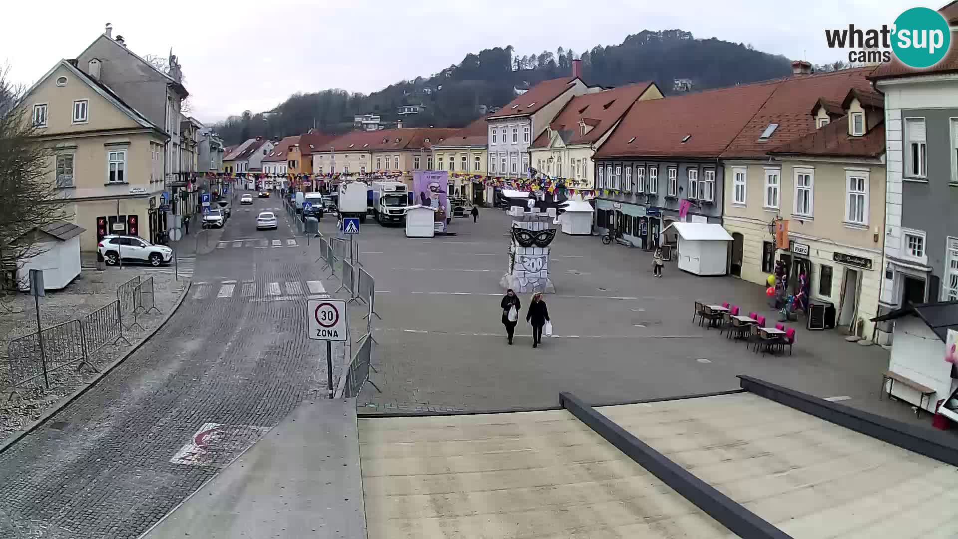 Samobor – Place centrale dédié au roi Tomislav