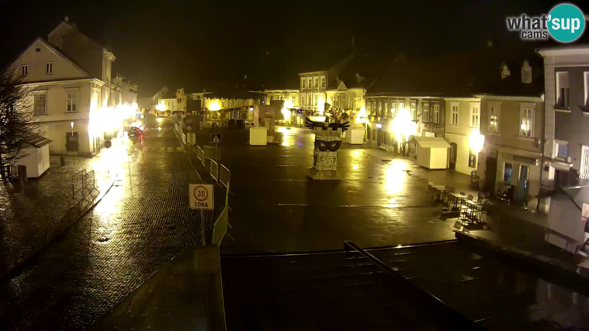 Samobor – Place centrale dédié au roi Tomislav