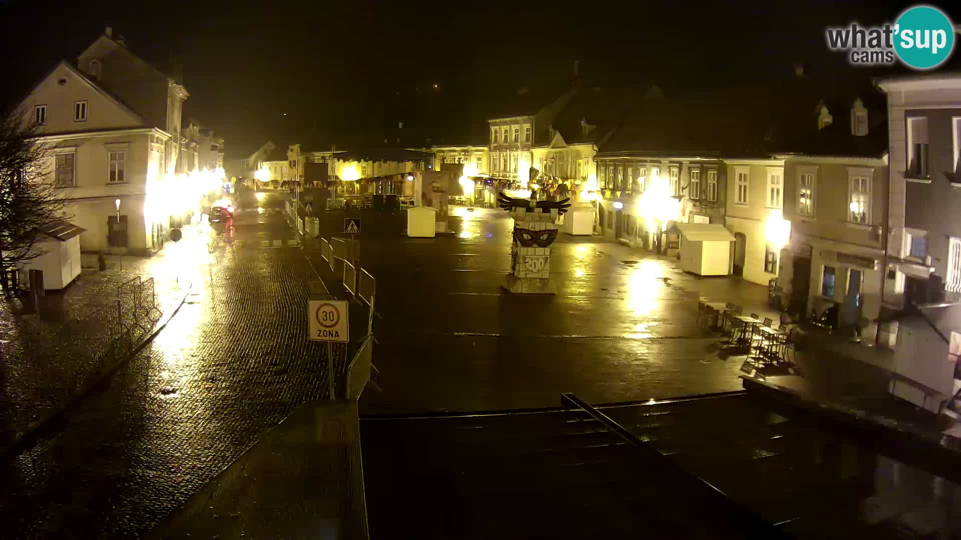 Samobor – Place centrale dédié au roi Tomislav