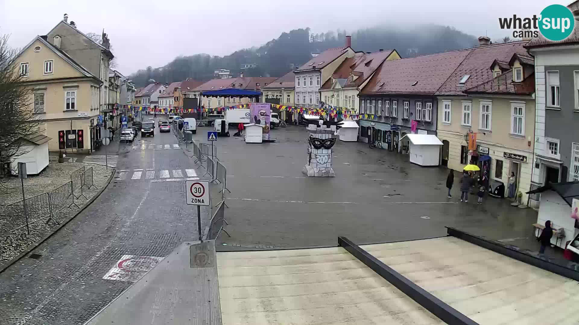 Samobor – Place centrale dédié au roi Tomislav