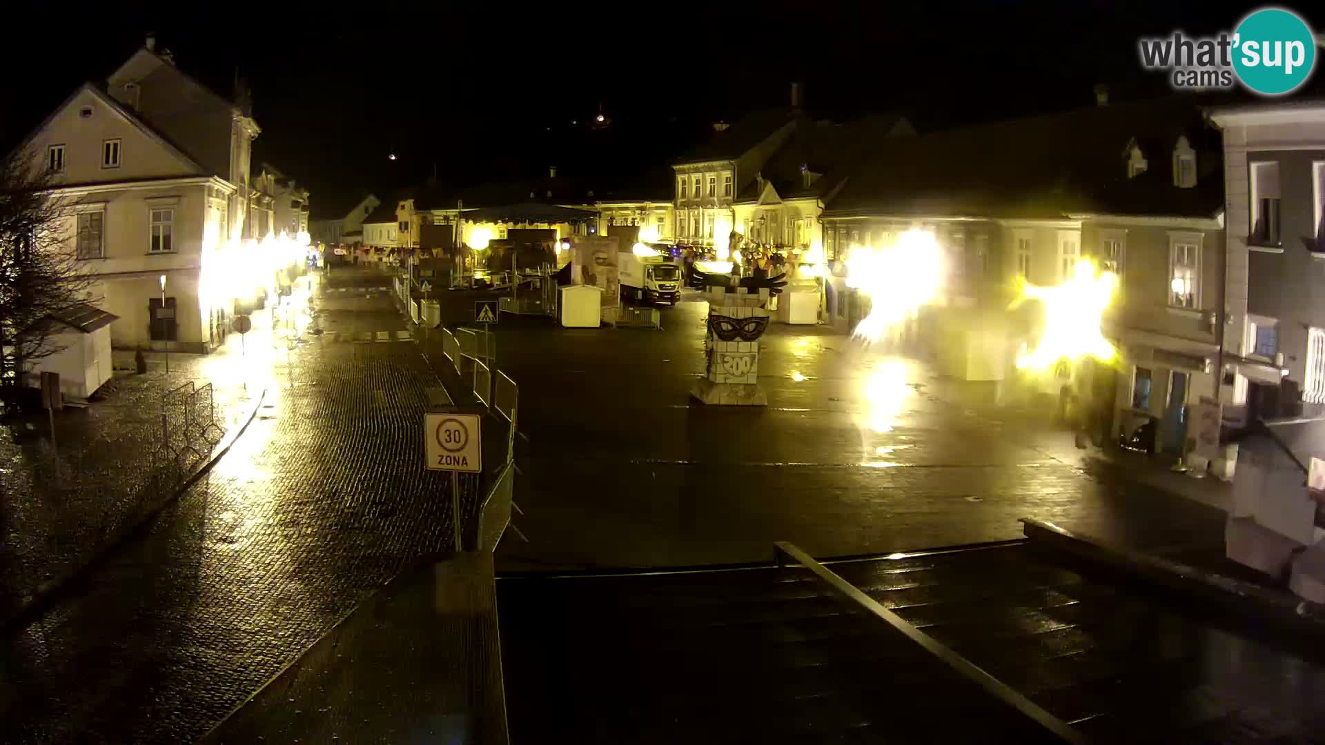 Samobor – Place centrale dédié au roi Tomislav