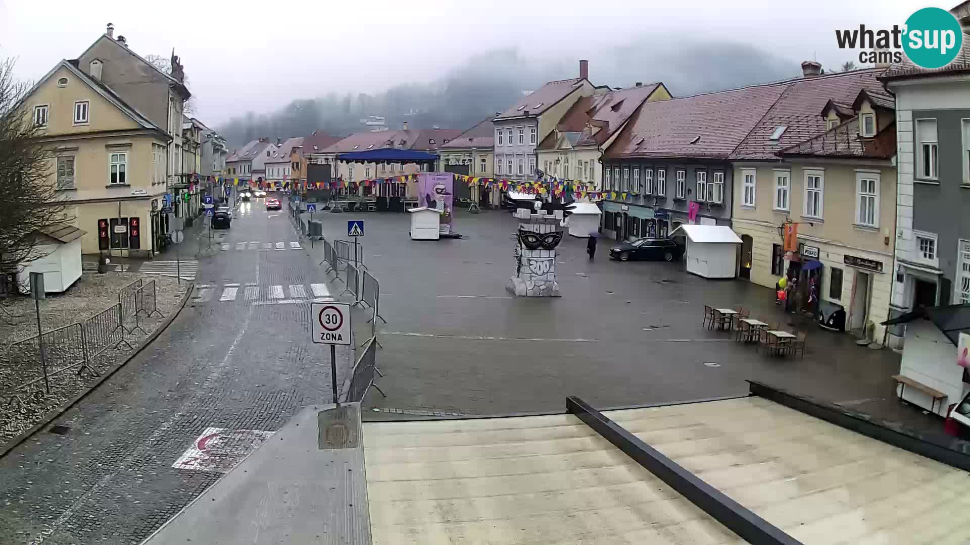Samobor – Place centrale dédié au roi Tomislav