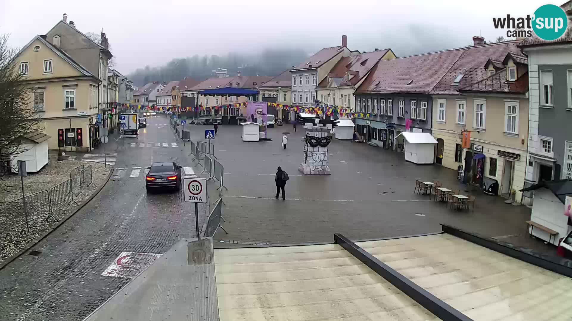 Samobor – Place centrale dédié au roi Tomislav