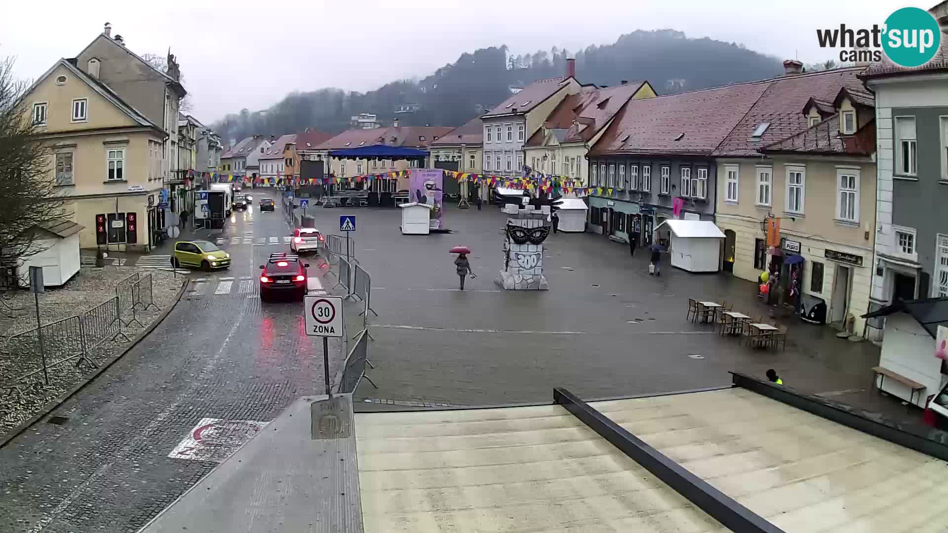 Samobor – Place centrale dédié au roi Tomislav