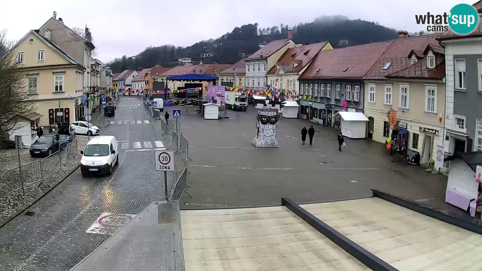 Samobor – Place centrale dédié au roi Tomislav