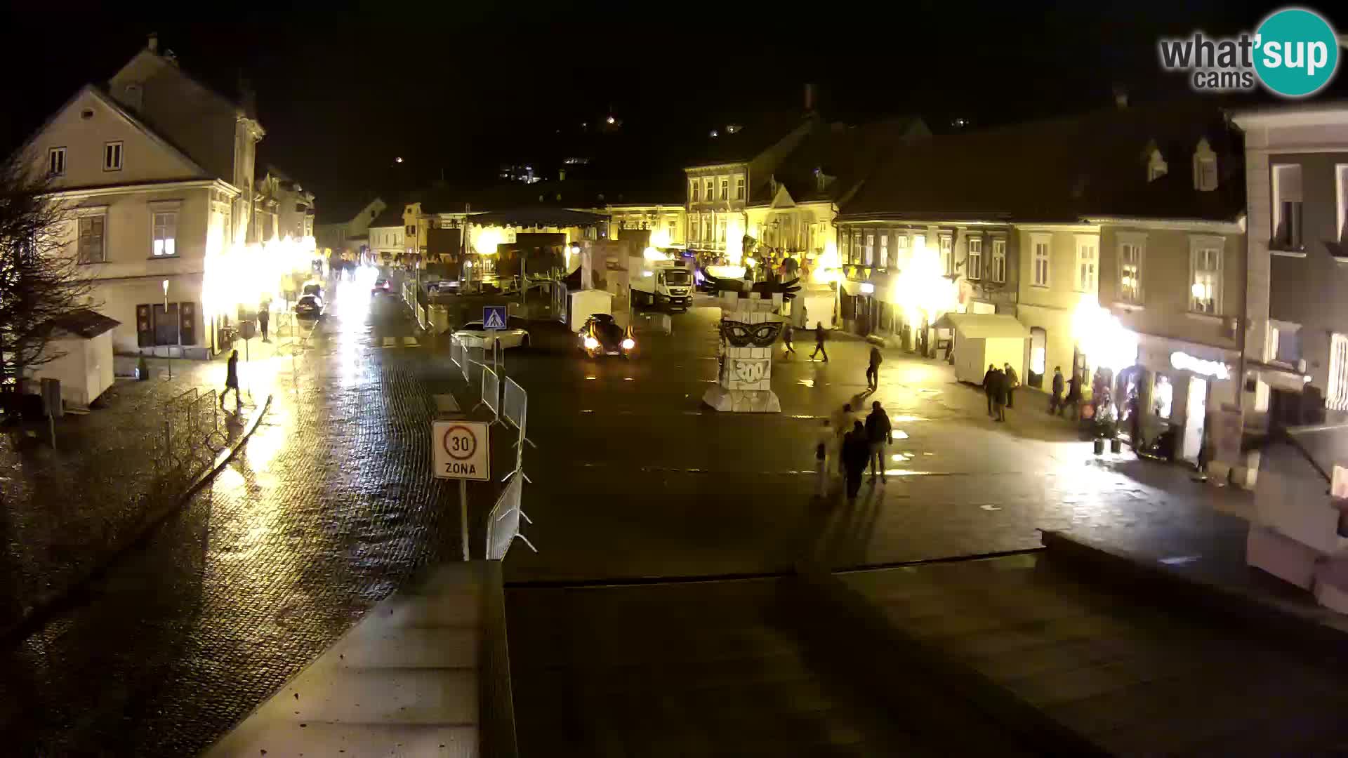 Samobor – Place centrale dédié au roi Tomislav