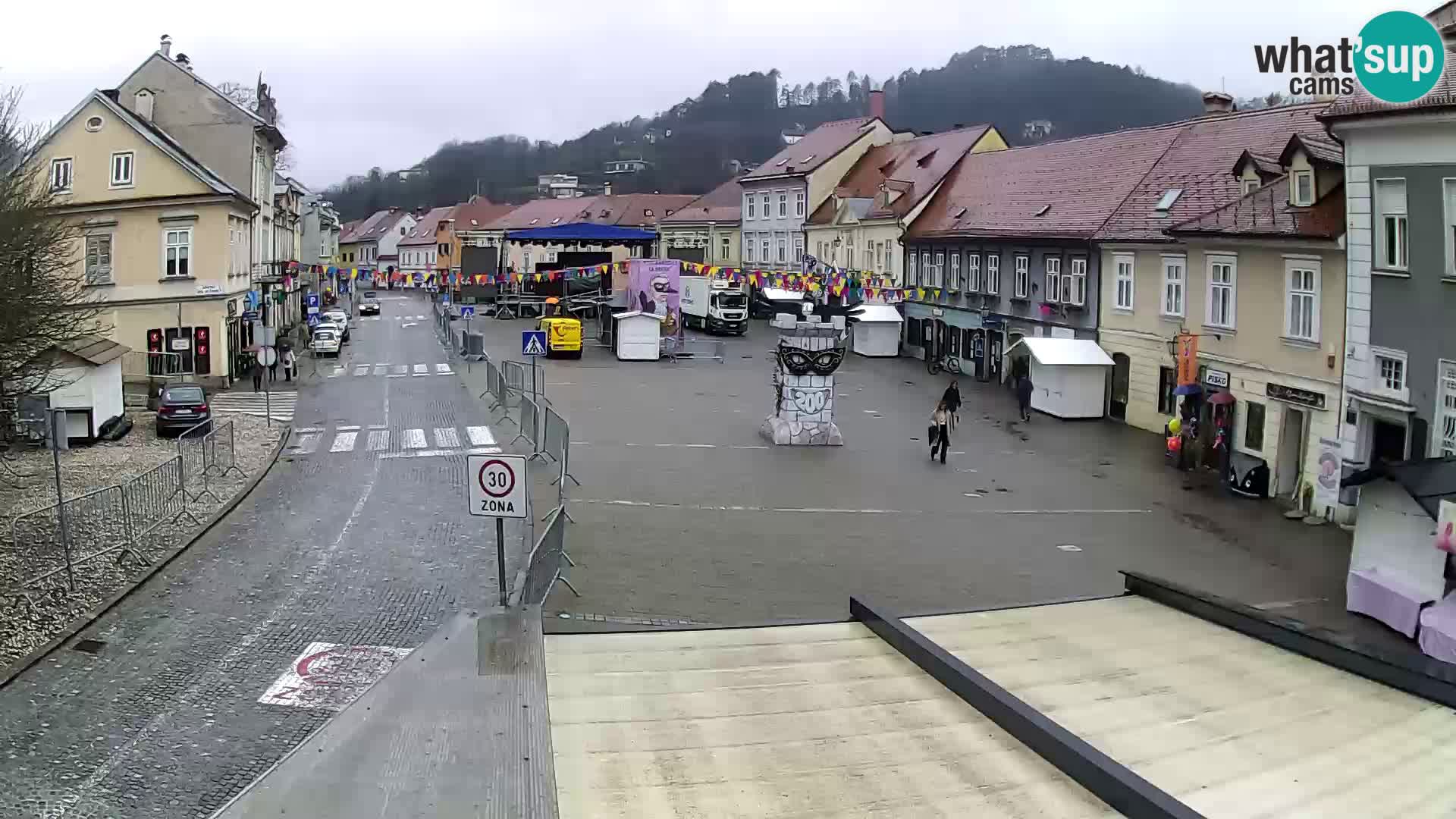 Samobor – Place centrale dédié au roi Tomislav