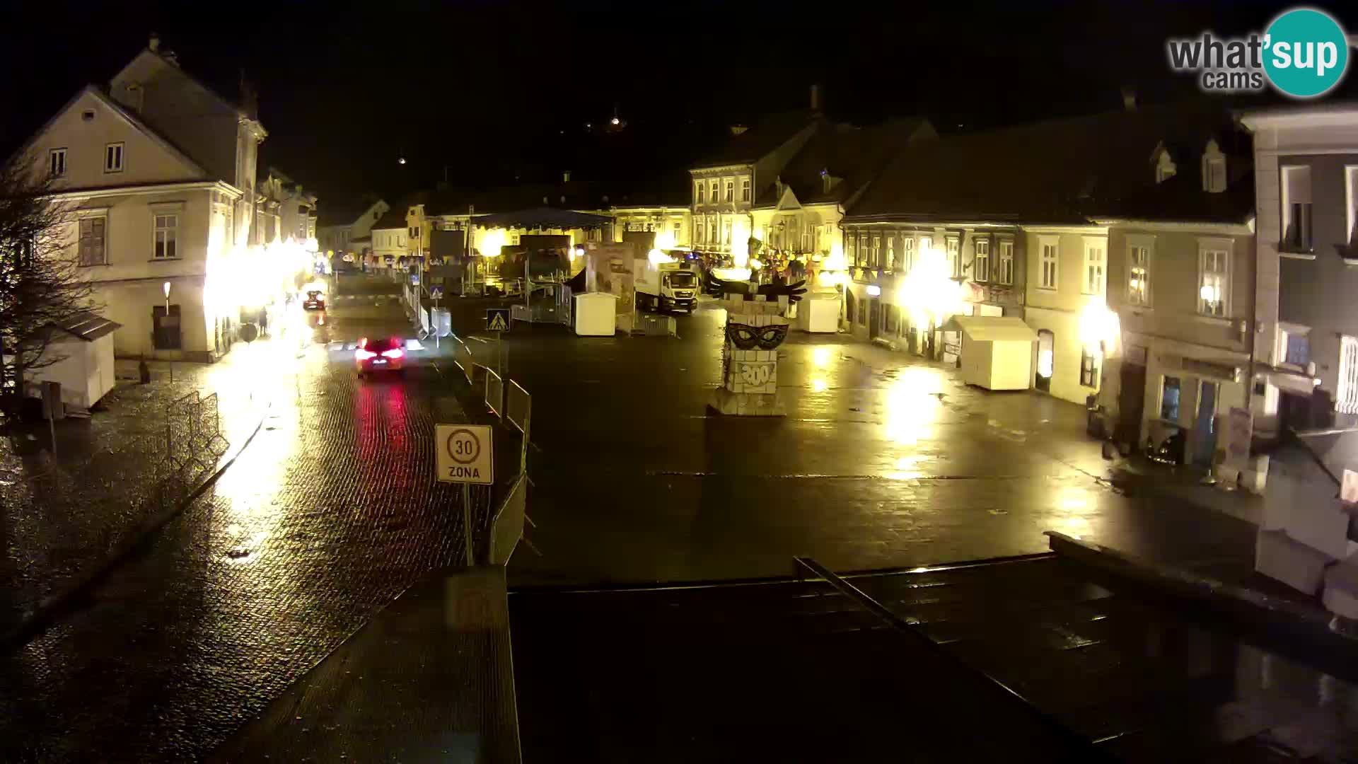 Samobor – Place centrale dédié au roi Tomislav