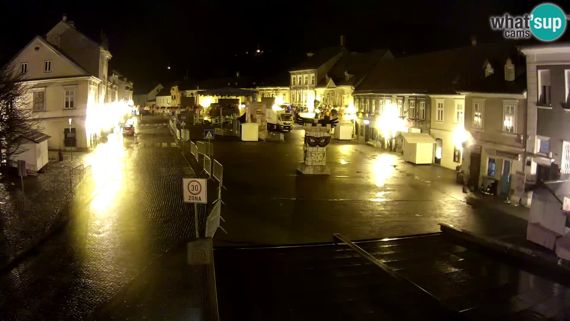 Samobor – Place centrale dédié au roi Tomislav