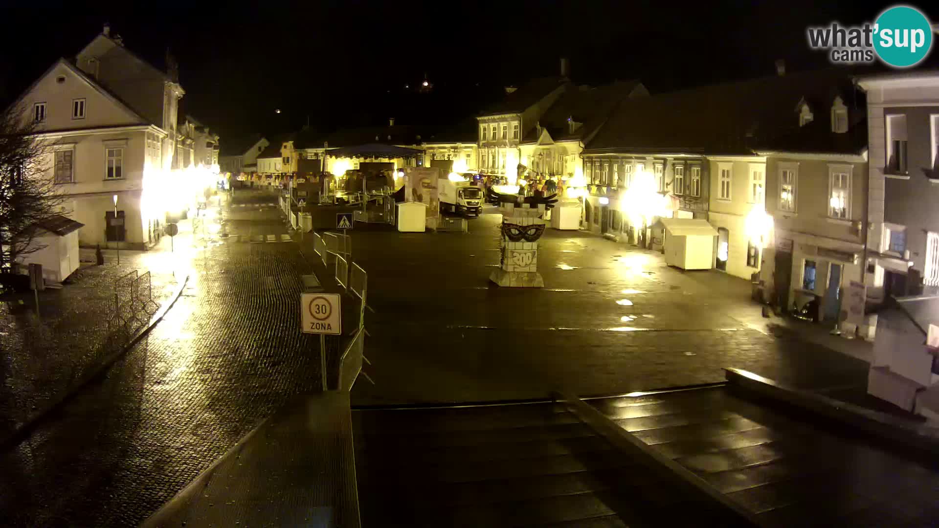 Samobor – Place centrale dédié au roi Tomislav