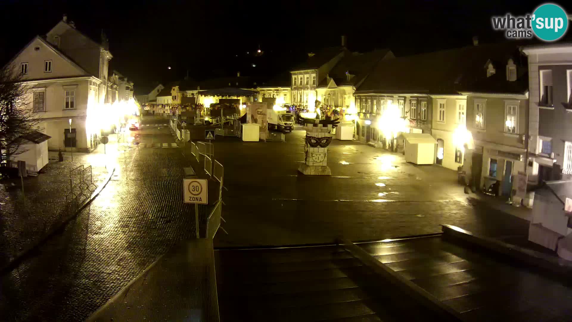 Samobor – Place centrale dédié au roi Tomislav