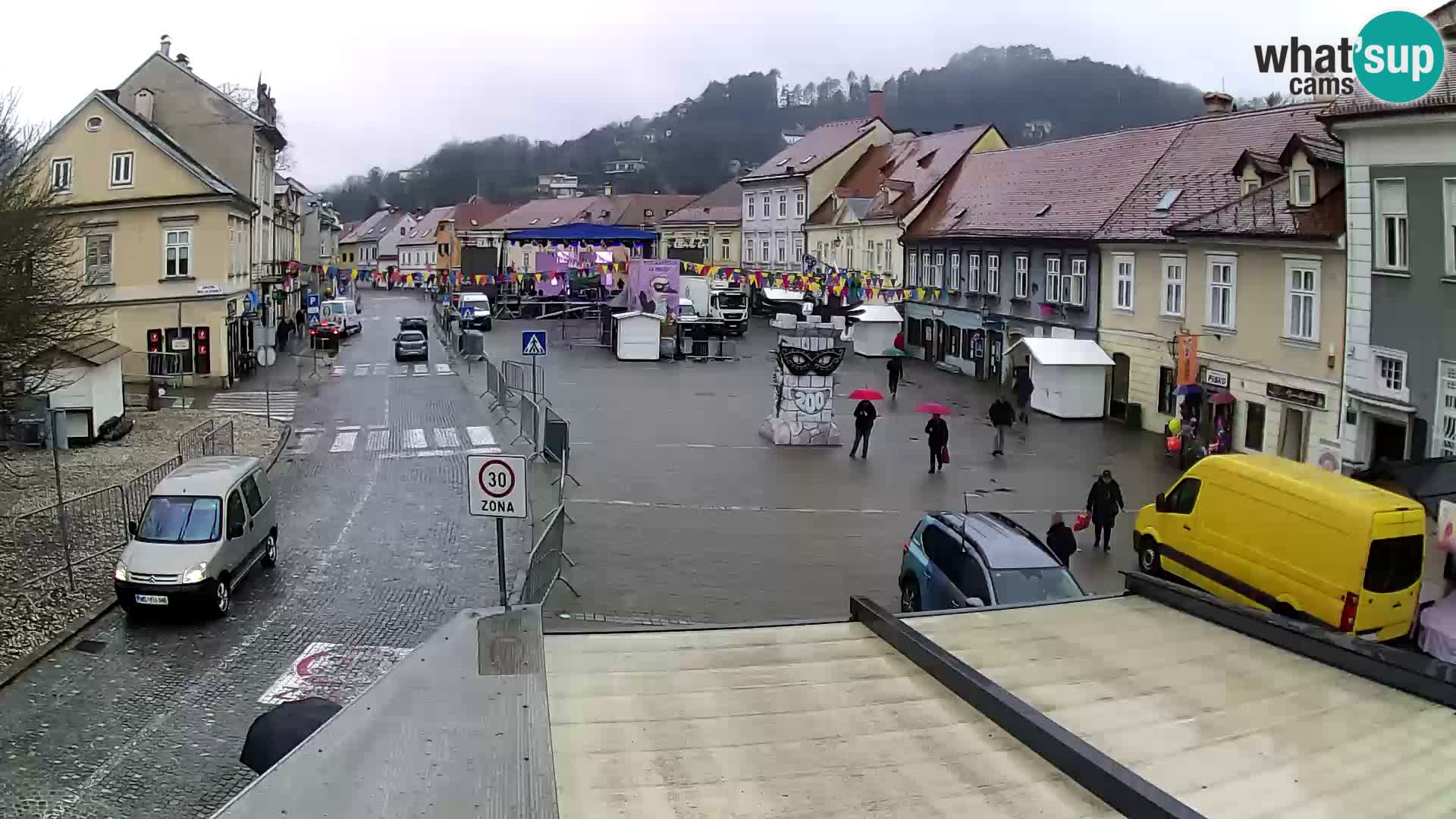 Samobor – Place centrale dédié au roi Tomislav