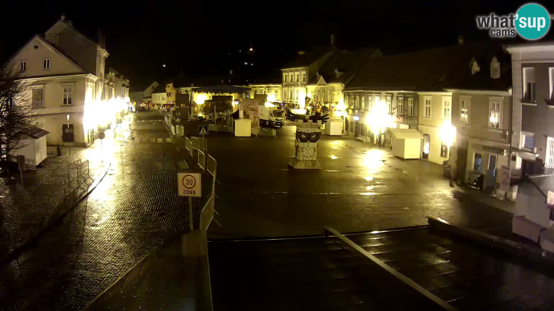 Samobor – Place centrale dédié au roi Tomislav