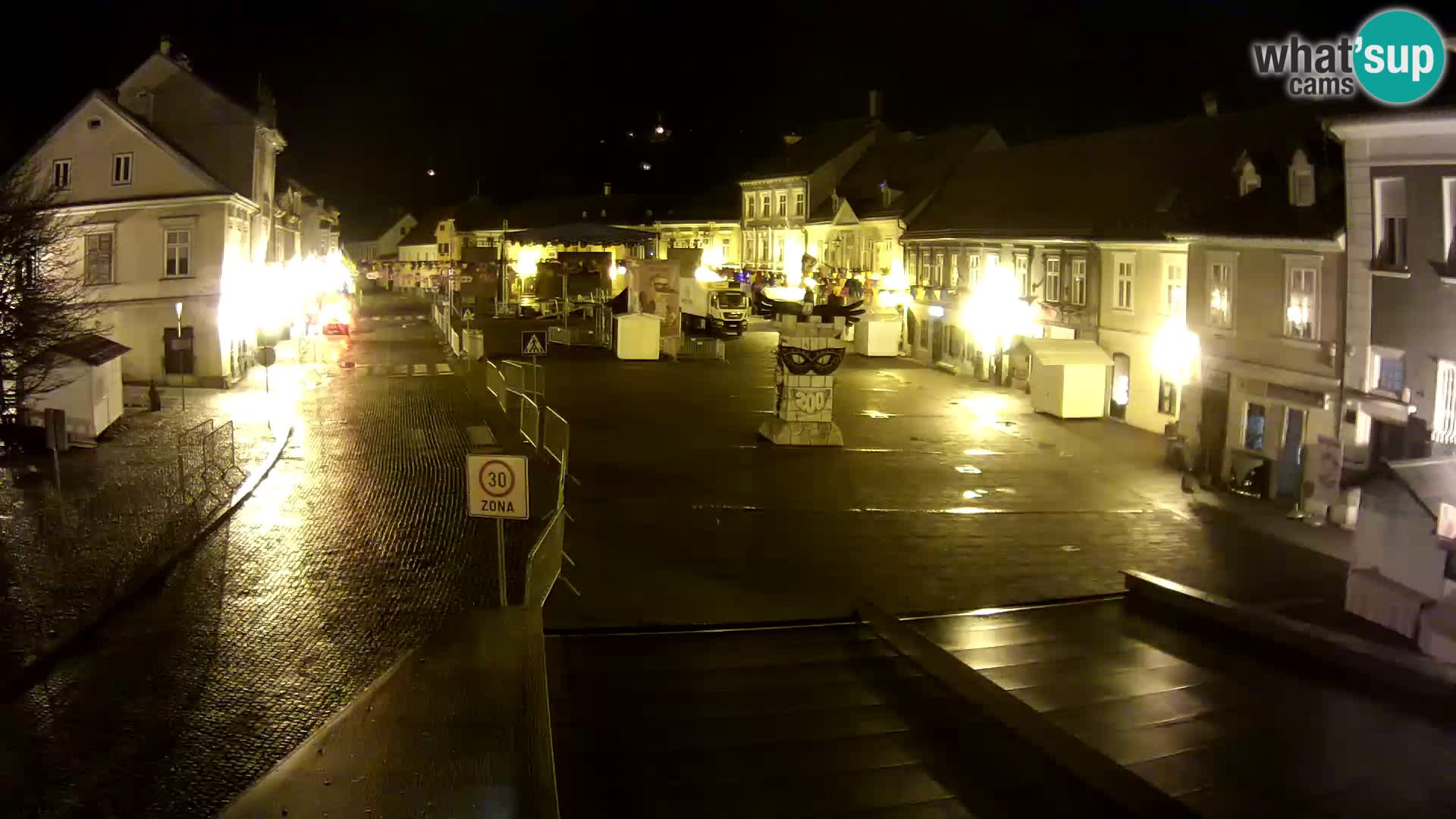 Samobor – Place centrale dédié au roi Tomislav