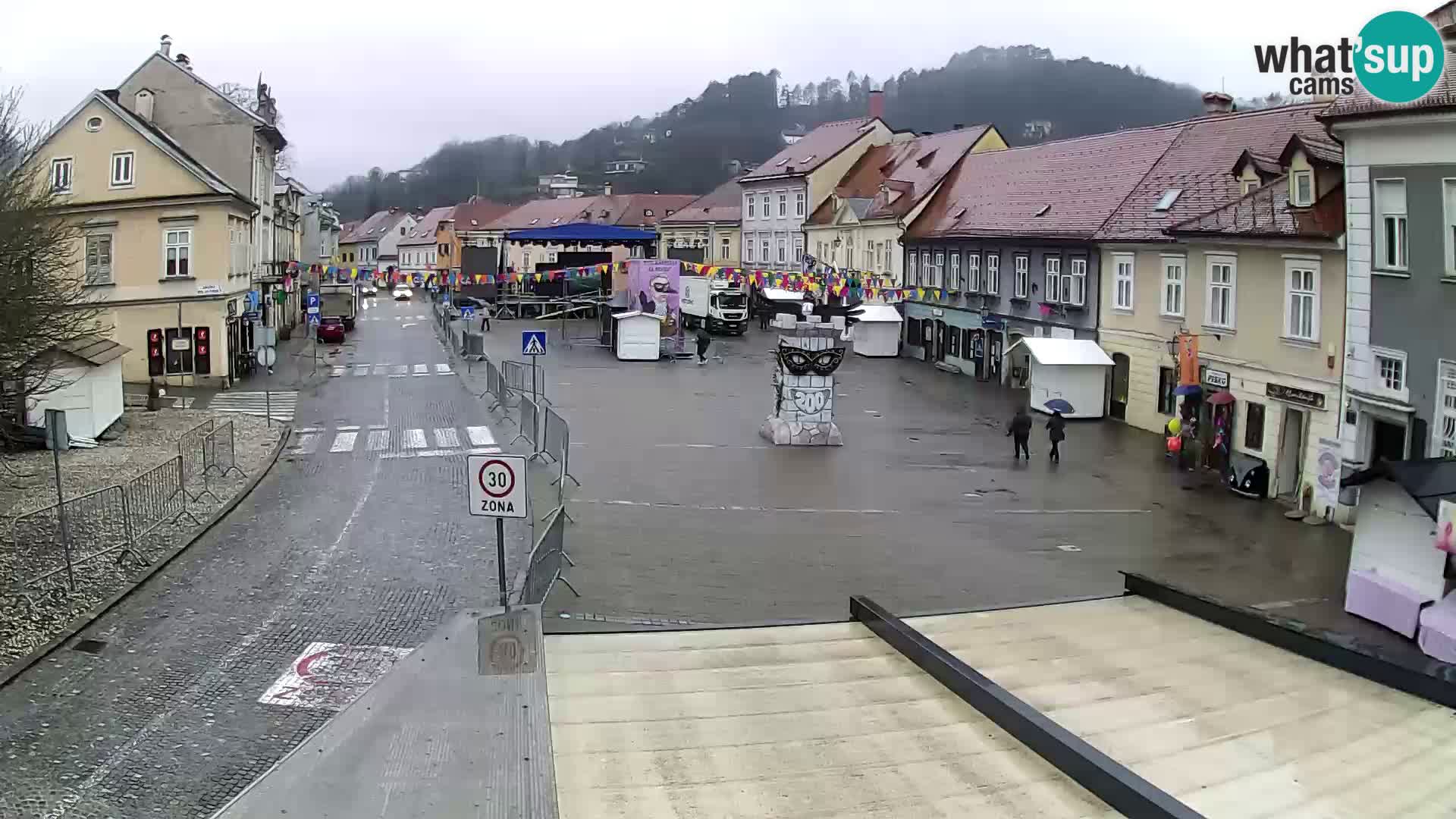 Samobor – Place centrale dédié au roi Tomislav