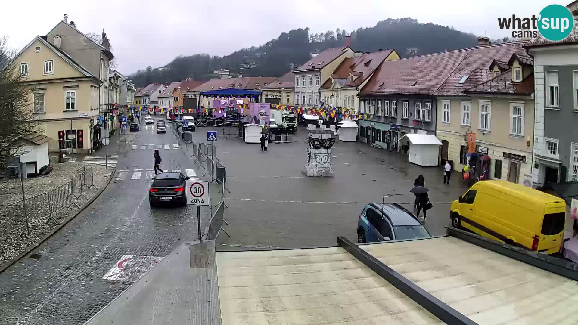 Samobor – Place centrale dédié au roi Tomislav