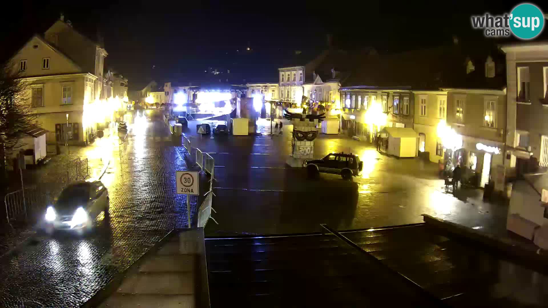 Samobor – Place centrale dédié au roi Tomislav
