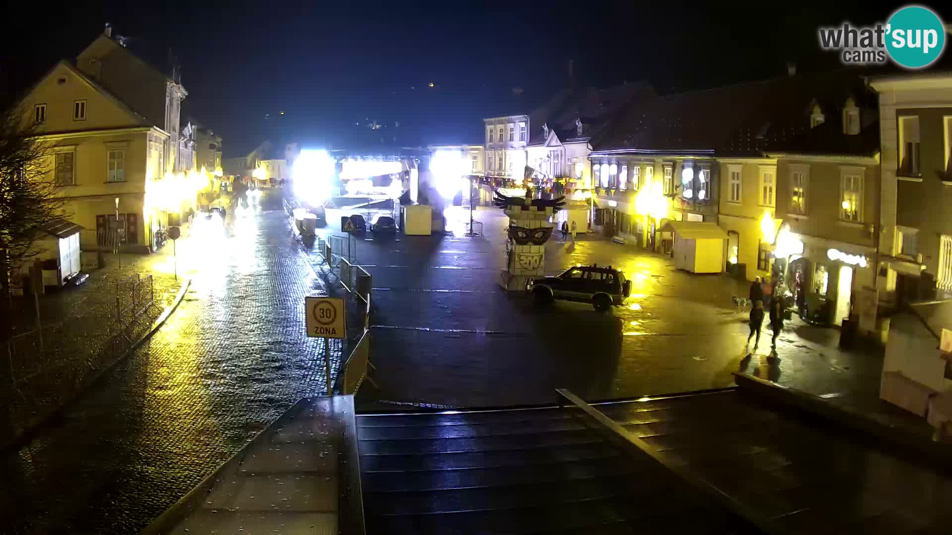 Samobor – Place centrale dédié au roi Tomislav