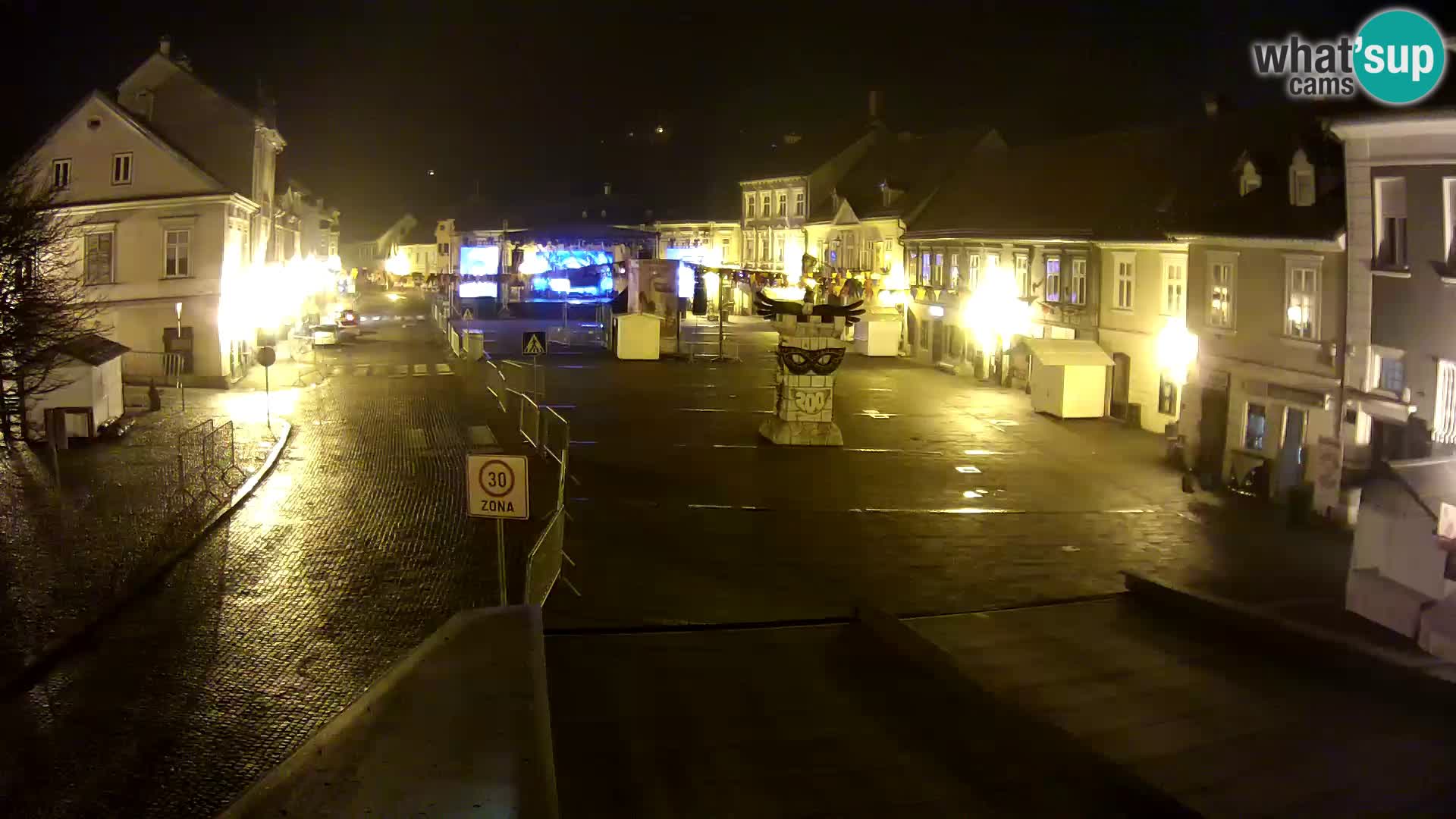 Samobor – Place centrale dédié au roi Tomislav