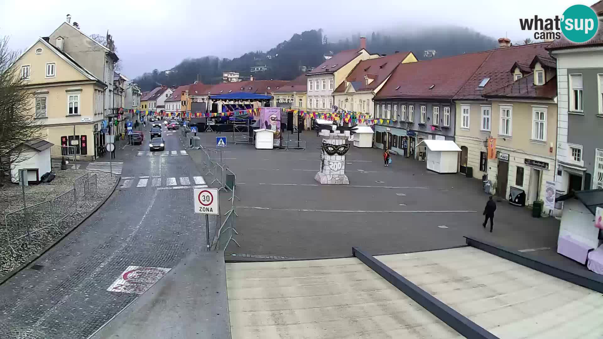Samobor – Place centrale dédié au roi Tomislav