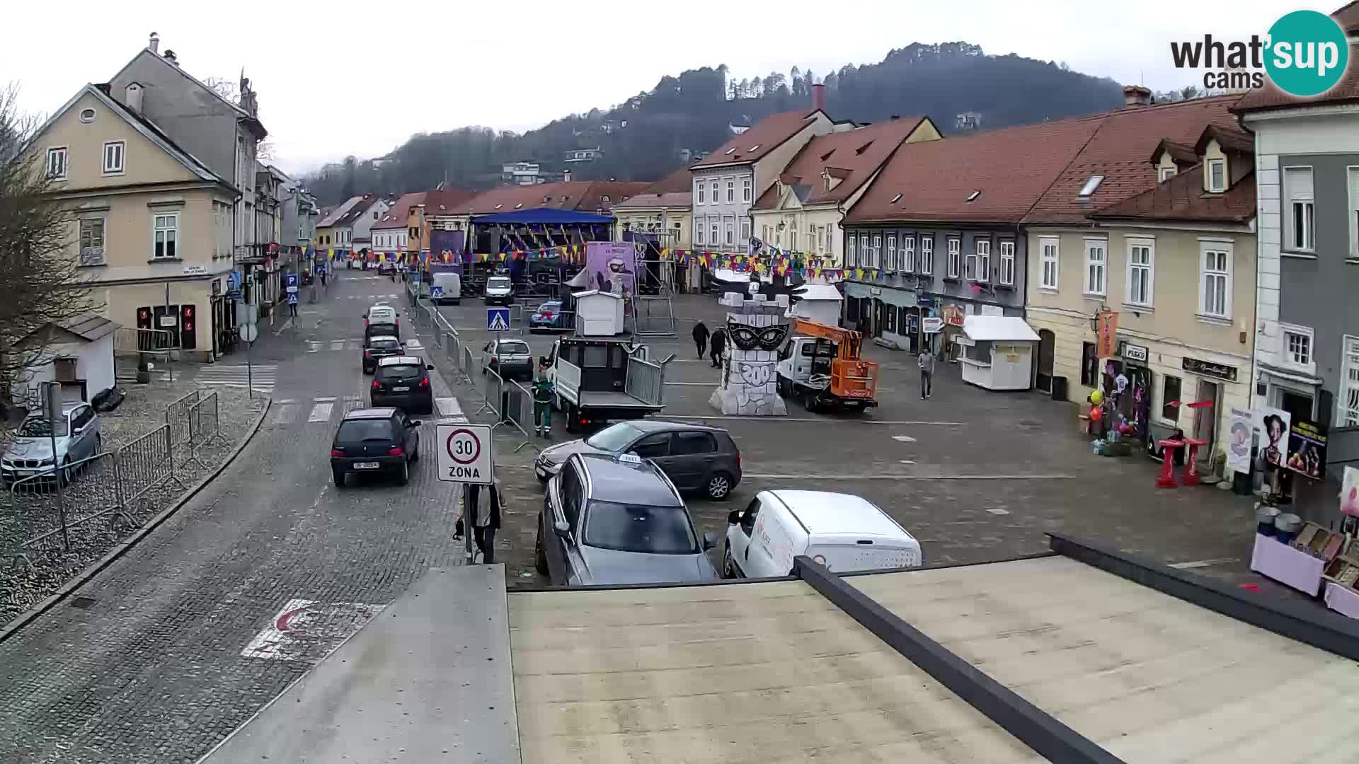 Samobor – Place centrale dédié au roi Tomislav