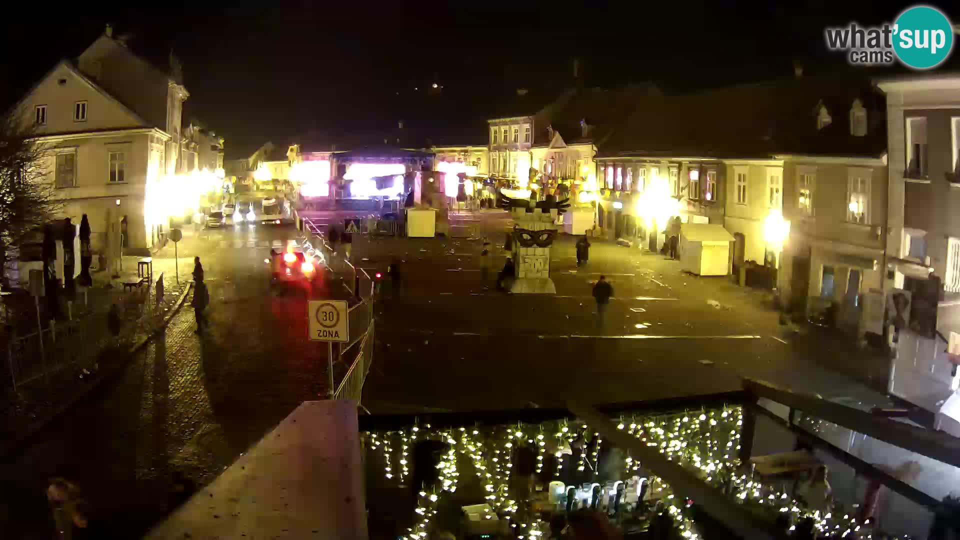 Samobor – Place centrale dédié au roi Tomislav