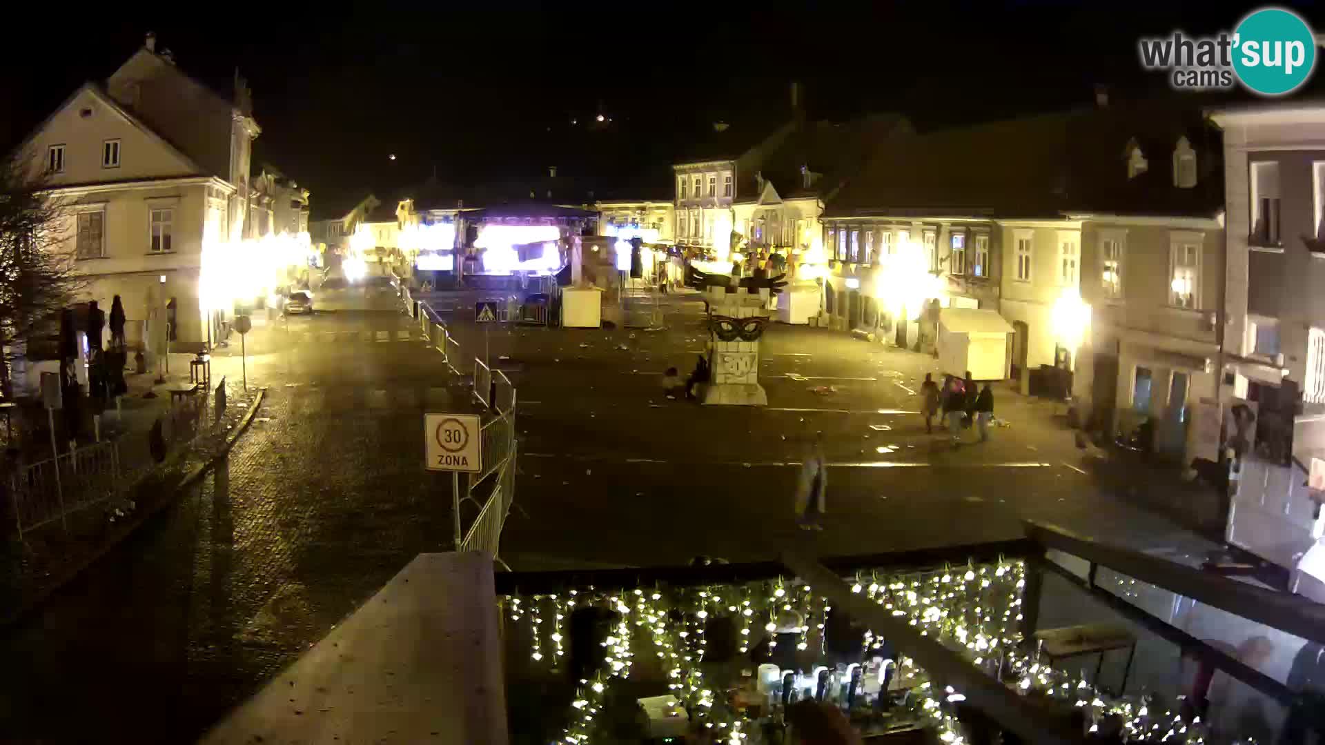 Samobor – Place centrale dédié au roi Tomislav