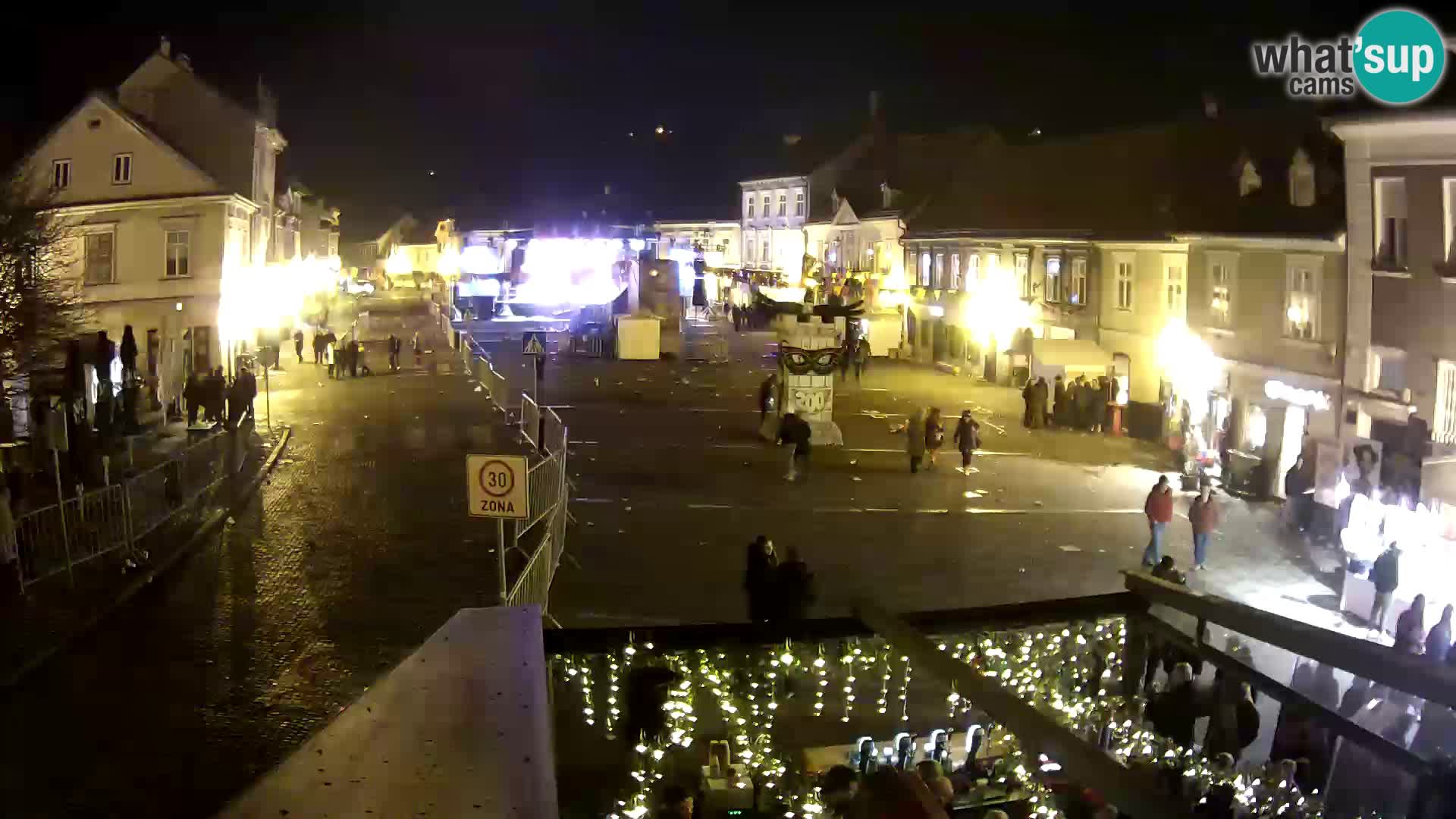 Samobor – Place centrale dédié au roi Tomislav